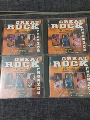 Great Rock Legends CD collection used, pack of 4 original discs