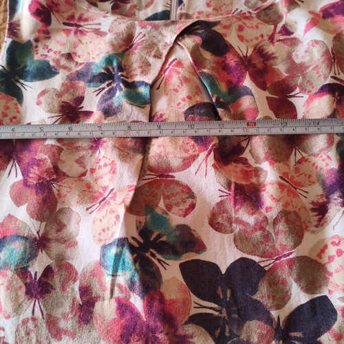 Peacocks sleeveless summer dress, butterfly print, sizes L-XL