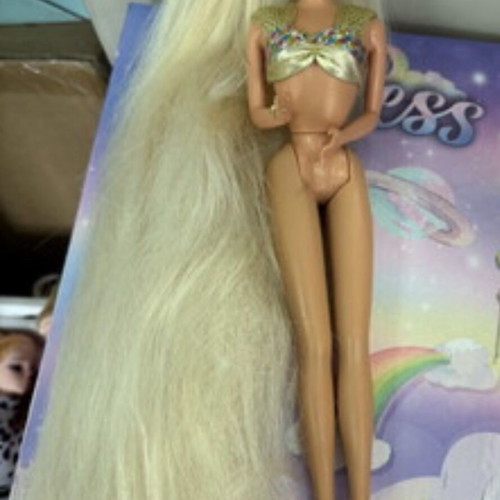 Retro Barbie Mermaid 1995 Jewel Hair