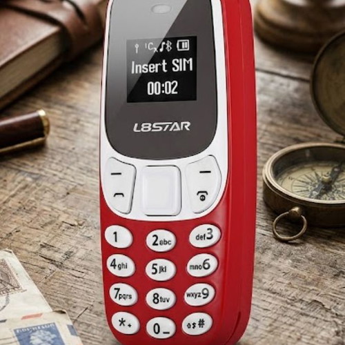 Mini Dual SIM L8STAR BM10 Red Mobile Phone new
