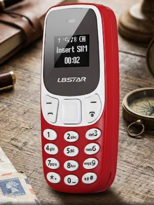 Mini Dual SIM L8STAR BM10 Red Mobile Phone new