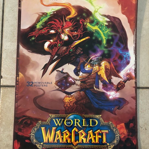 World of Warcraft Original Poster Collection Book used with 10 of 32 posters