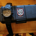 Luminox мъжки черен часовник като нов без батерия с кутия