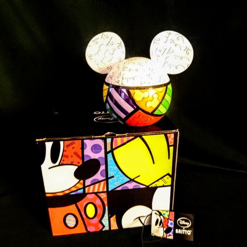 Disney/Britto Mickey Mouse head money bank by Enesco