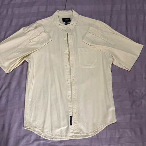 Pull & Bear shirt light yellow slim fit large like new