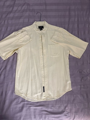 Pull & Bear shirt light yellow slim fit large like new