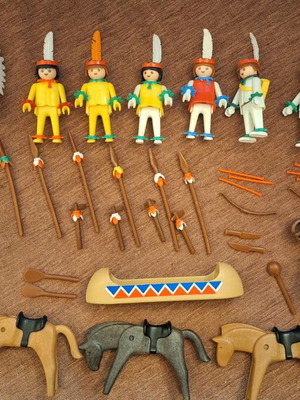 Playmobil 3406 μεταχειρισμένο, 7 Ινδιάνοι
