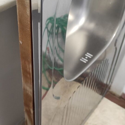 Kitchen sink like new 80x60 cm with 16 cm basin depth