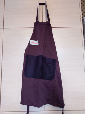 Barista apron like new, brown with black pockets