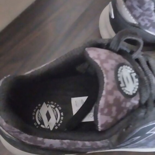 Lotto work shoes new, size 42, black-grey with steel toe