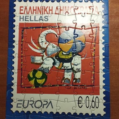 Puzzle Elta Europa σαν καινούργιο με γραμματόσημο