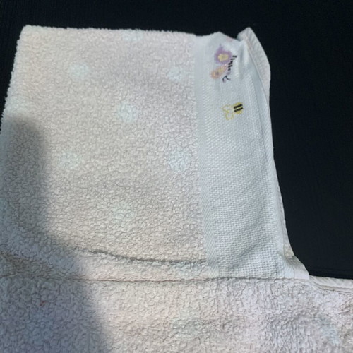 Rico Design Baby Towel with Handmade Embroidery like new