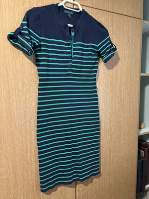 Ralph Lauren dress XS used, summer blue green