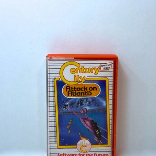 Attack on Atlantis 1988 Spectrum ZX tape cassette used, complete with manual
