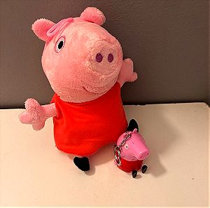 Peppa the pig doll 16 cm plush - Πέππα το γουρουνάκι λούτρινο 16cm