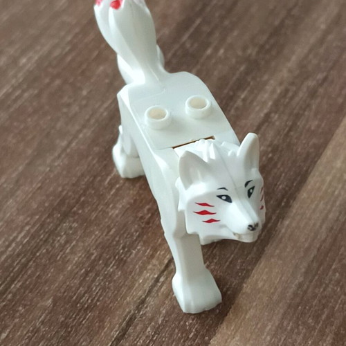 Lego Ninjago Akita Wolf rare collectible figure like new