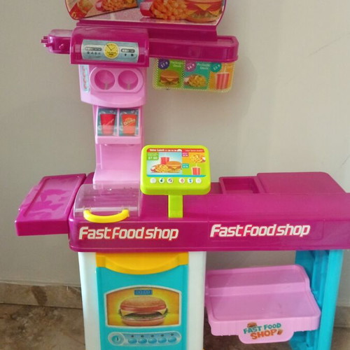 Educational toy play kitchen set