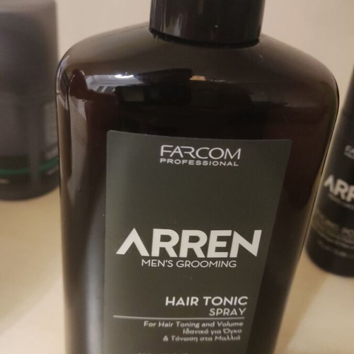 Hair tonic, hair powder, men's face cream set