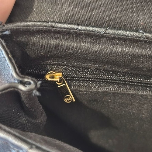 Stradivarius black shoulder bag like new with small studs