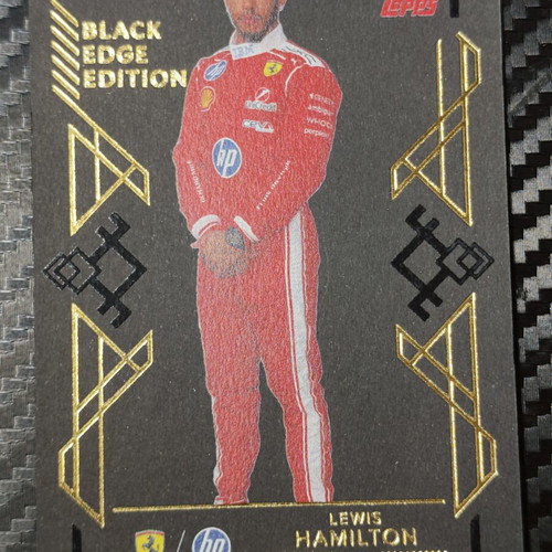 Lewis Hamilton Black Edge Edition 2026 Topps F1 Turbo Attax card