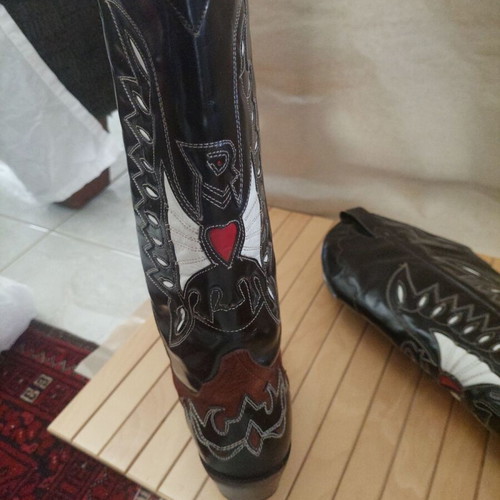 Buffalo Western Boots Flora like new, brown leather, size 38