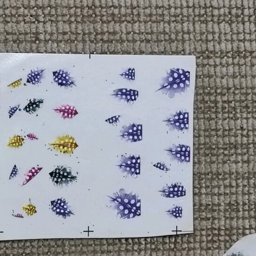 Nail stickers like new with Christmas designs