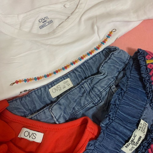 OVS Kids summer sets like new, pack of 4 pieces size 6-7