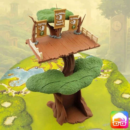 Everdell Ever Tree 3D printed board game upgrade new