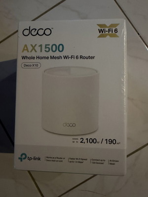 TP-LINK Deco X10 v1 Access Point Wi-Fi 6 Dual Band white, like new