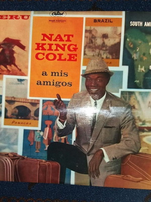 Δίσκοι βινυλίου Nat King Cole σαν καινούργιο, Latin, γαλλική έκδοση '60s, 2 τεμ.