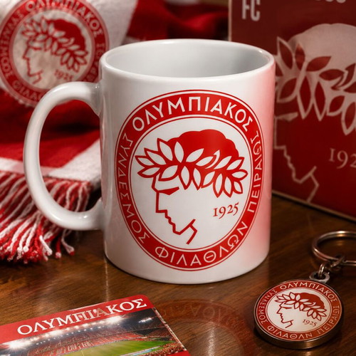 Olympiacos Mug new, vibrant red colors