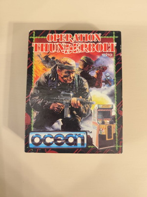 Operation Thunderbolt Amstrad CPC464 cassette used
