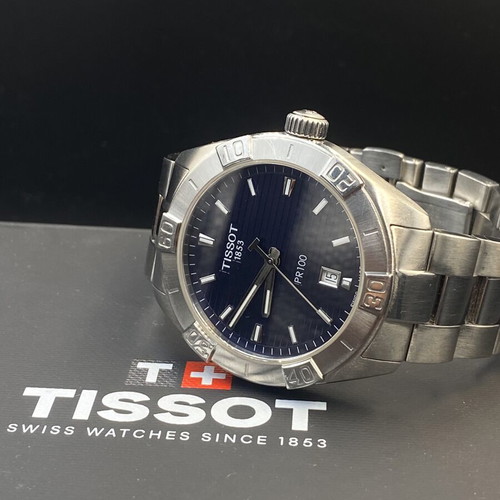 Tissot PR 100 Sport Gent watch, blue dial