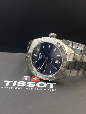 Tissot PR 100 Sport Gent часовник като нов, син циферблат, мъжки