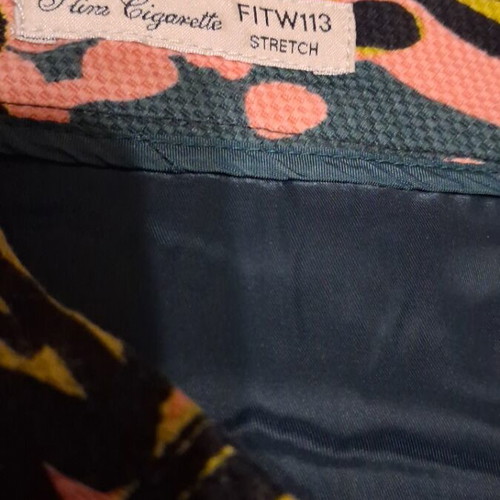 Weekend Max Mara pants used, colorful with pattern
