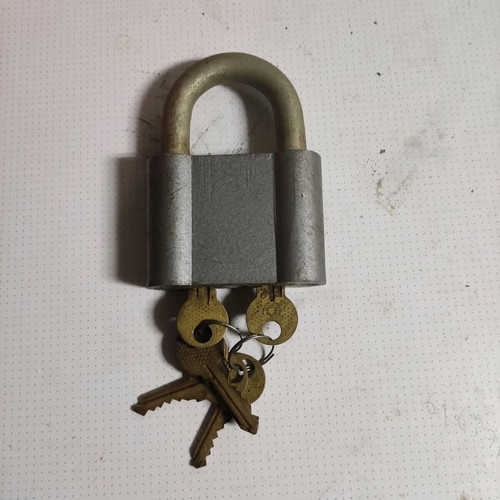 Vintage Dual Custody Russian Padlock used
