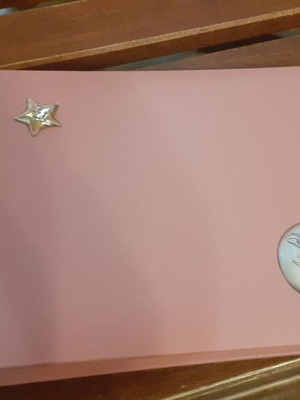 Children's album with rice paper and silver elements new