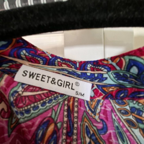 Dress multicolor like new, sizes L and XL