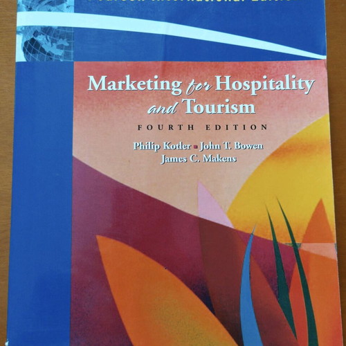 Marketing for Hospitality and Tourism 4th edition like new, English