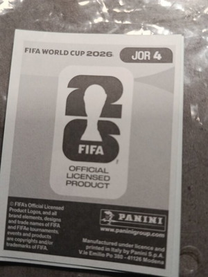 Панини стикер FIFA Световно първенство 2026 като нов