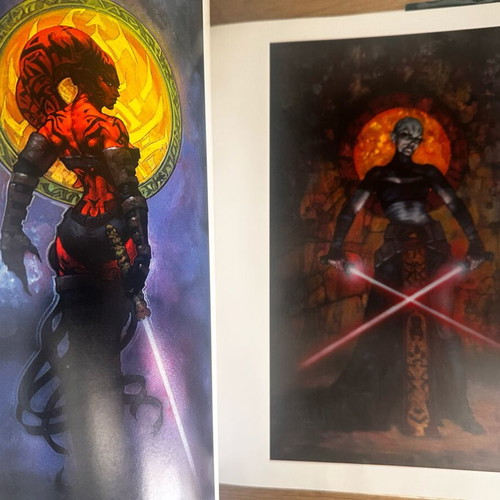 Star Wars Illustration art book used