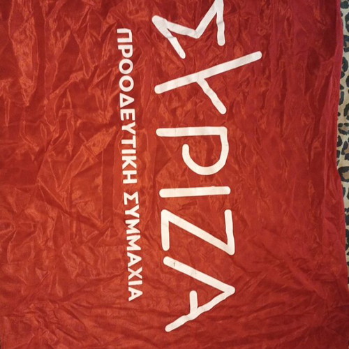 Syriza flag collectible, like new