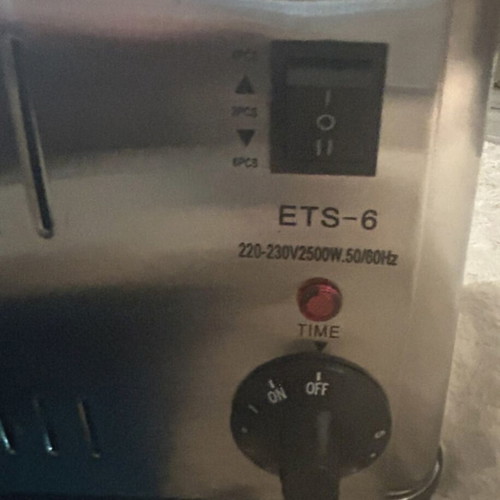 Electric Toaster 6-Slot 2.5kW Stainless Steel