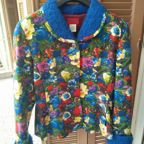 Kenzo women's jacket used, vintage floral wool