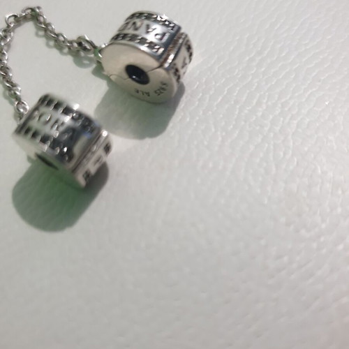 Pandora charm s925 Ale safety chain, silver
