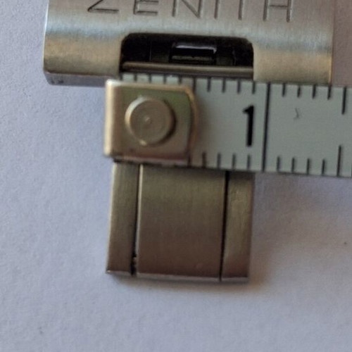 Zenith stainless steel watch clasp like new, men's