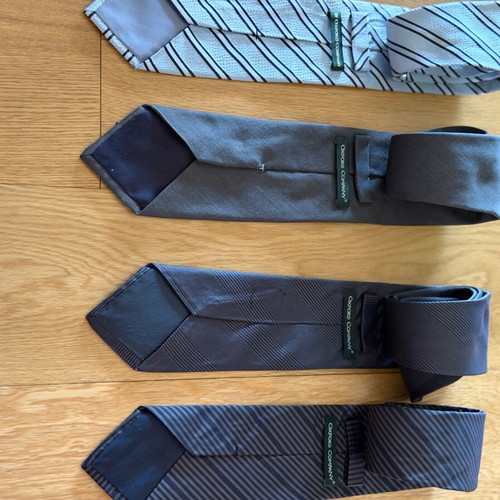Silk ties Oxford Company like new, blue and black
