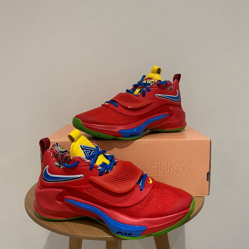 Nike Giannis Antetokoumpo Zoom Freak 3 NRG UNO edition basketball shoes size 42 red new