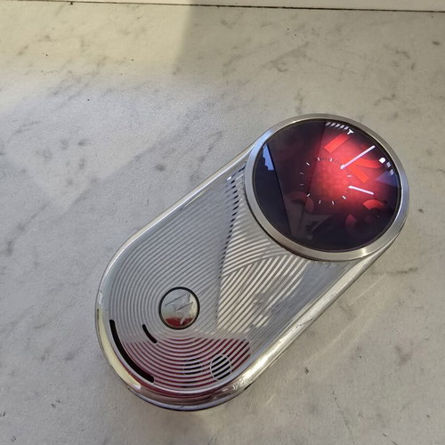 Motorola Aura R1 used, gray phone with smooth mechanism