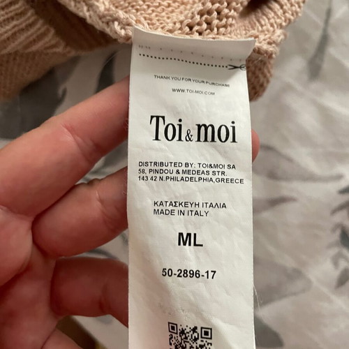 Knitted mini dress Toi&Moi used, pink, M/L